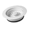 Nantucket Sinks White Disposal Flange For Granite Composite Sinks 3.5DF-GCW - alternate 6
